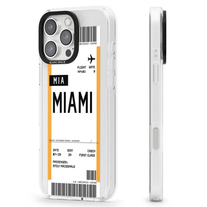 Personalised Miami Boarding Pass