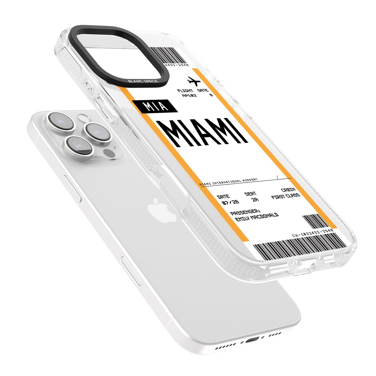 Personalised Miami Boarding Pass