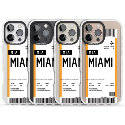 Personalised Miami Boarding Pass
