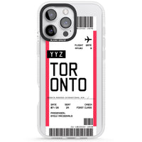 Personalised Toronto Boarding Pass