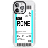 Personalised Rome Boarding Pass