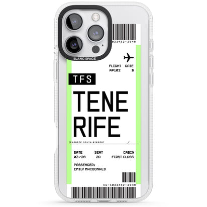 Personalised Tenerife Boarding Pass