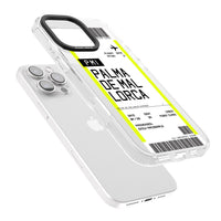 Carte d'embarquement personnalisée pour Palma de Majorque