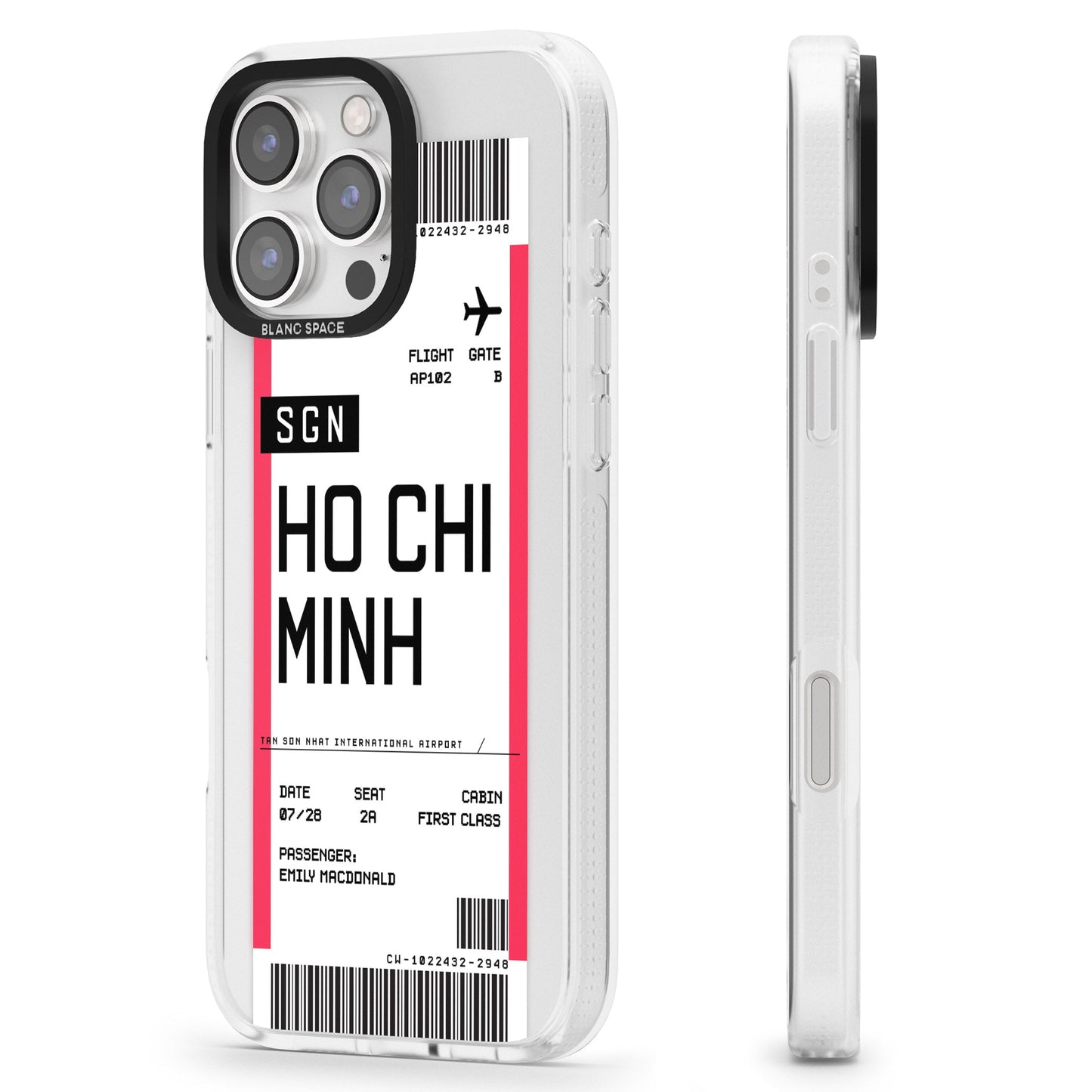 Personalised Ho Chi Minh Boarding Pass