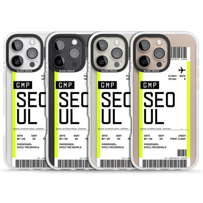 Personalised Seoul Boarding Pass