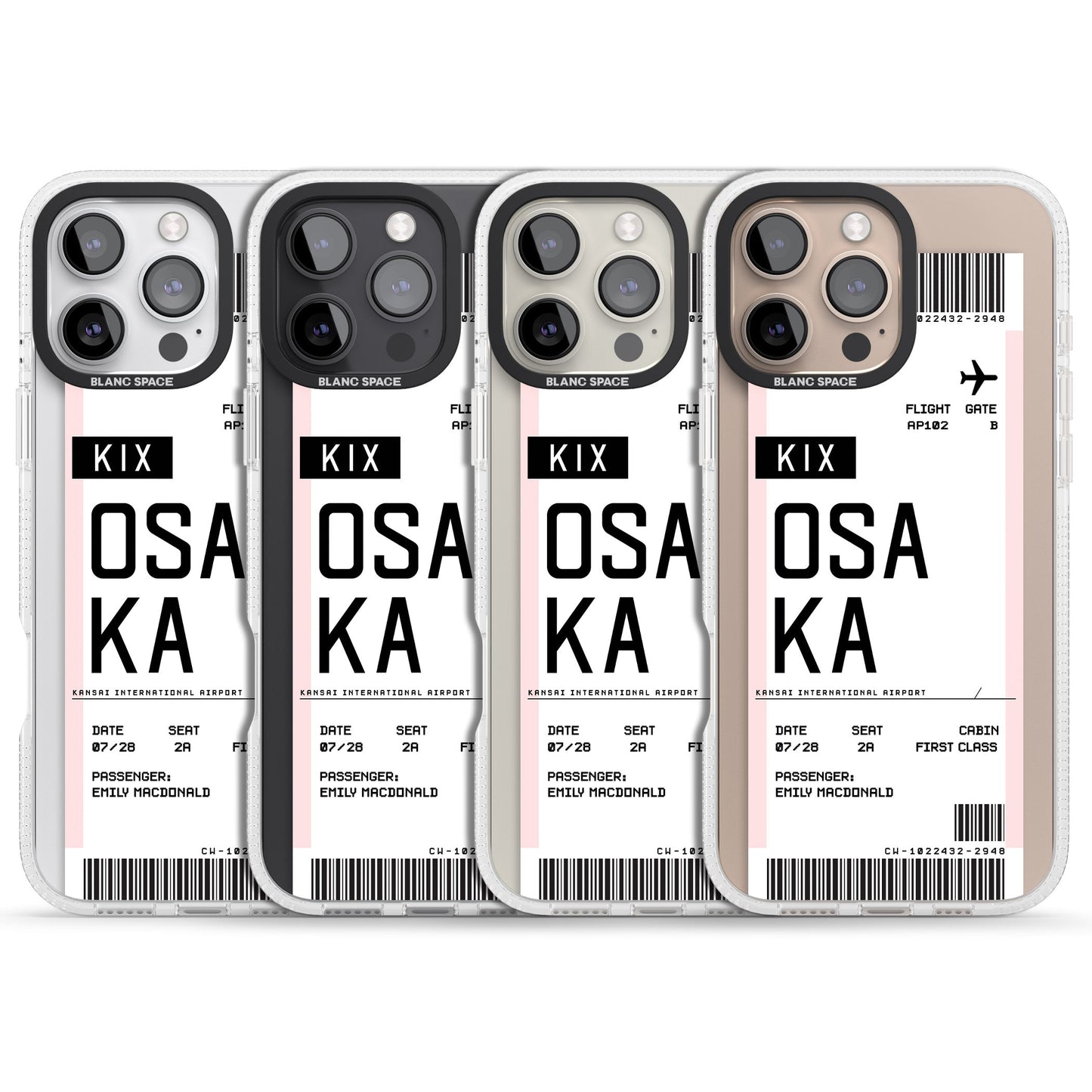 Personalised Osaka Boarding Pass