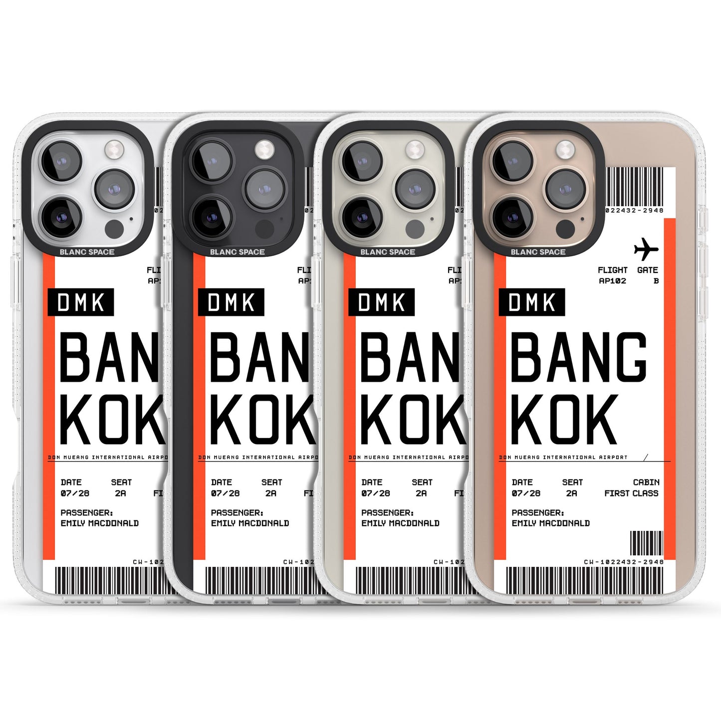 Personalised Bangkok Boarding Pass