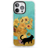 Cat with Van Gogh's Sunflowers