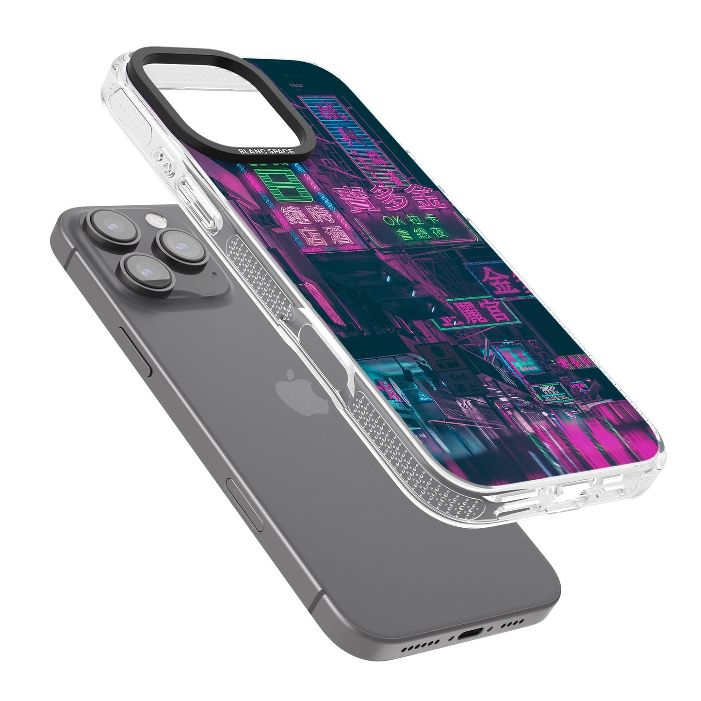 Bande nocturne au néon