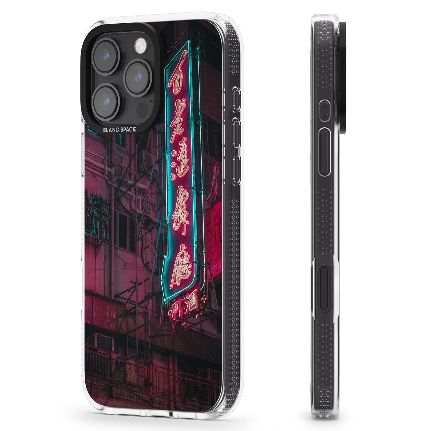 Neon-Kanji-Stadtbild