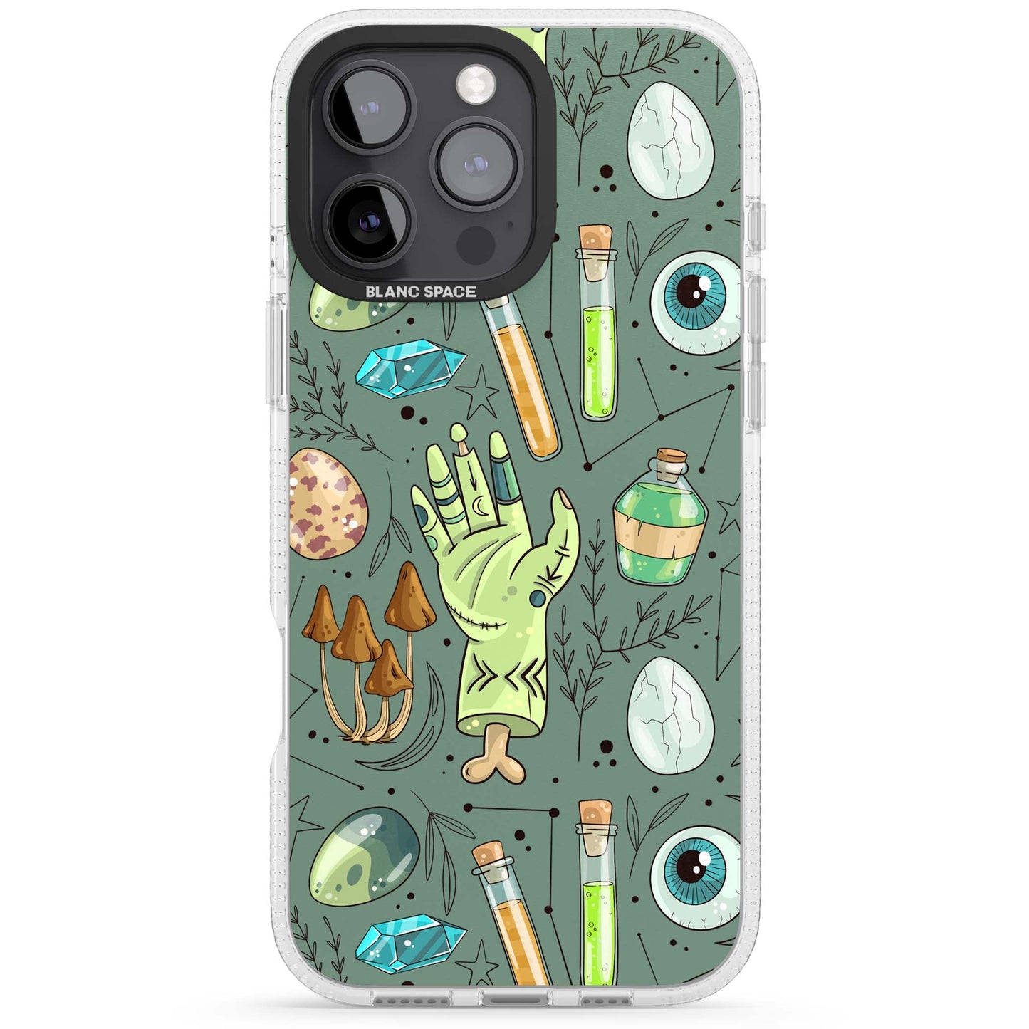 Motif expérimental de dessin animé pour Halloween