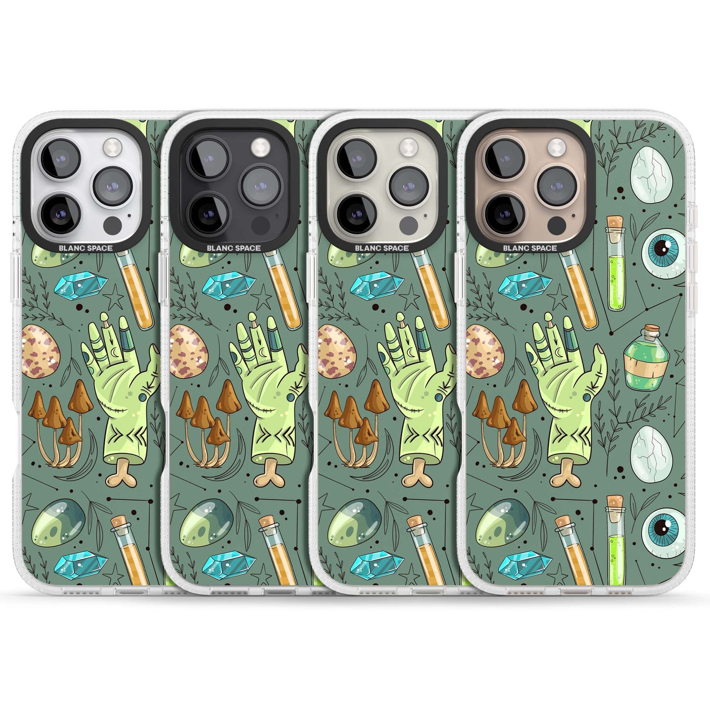 Motif expérimental de dessin animé pour Halloween