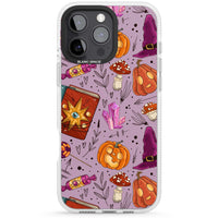 Witchy Cartoon Halloween Pattern