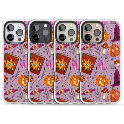 Witchy Cartoon Halloween Pattern