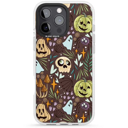Goblincore Cartoon Halloween Pattern