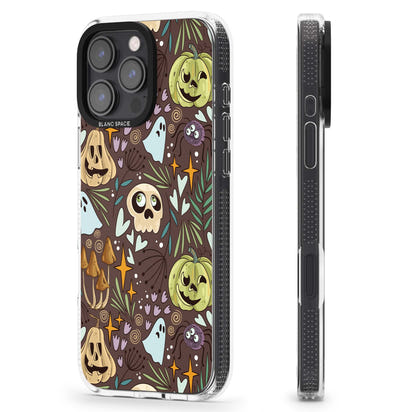 Goblincore Cartoon Halloween Pattern