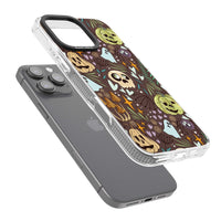 Goblincore Cartoon Halloween Pattern