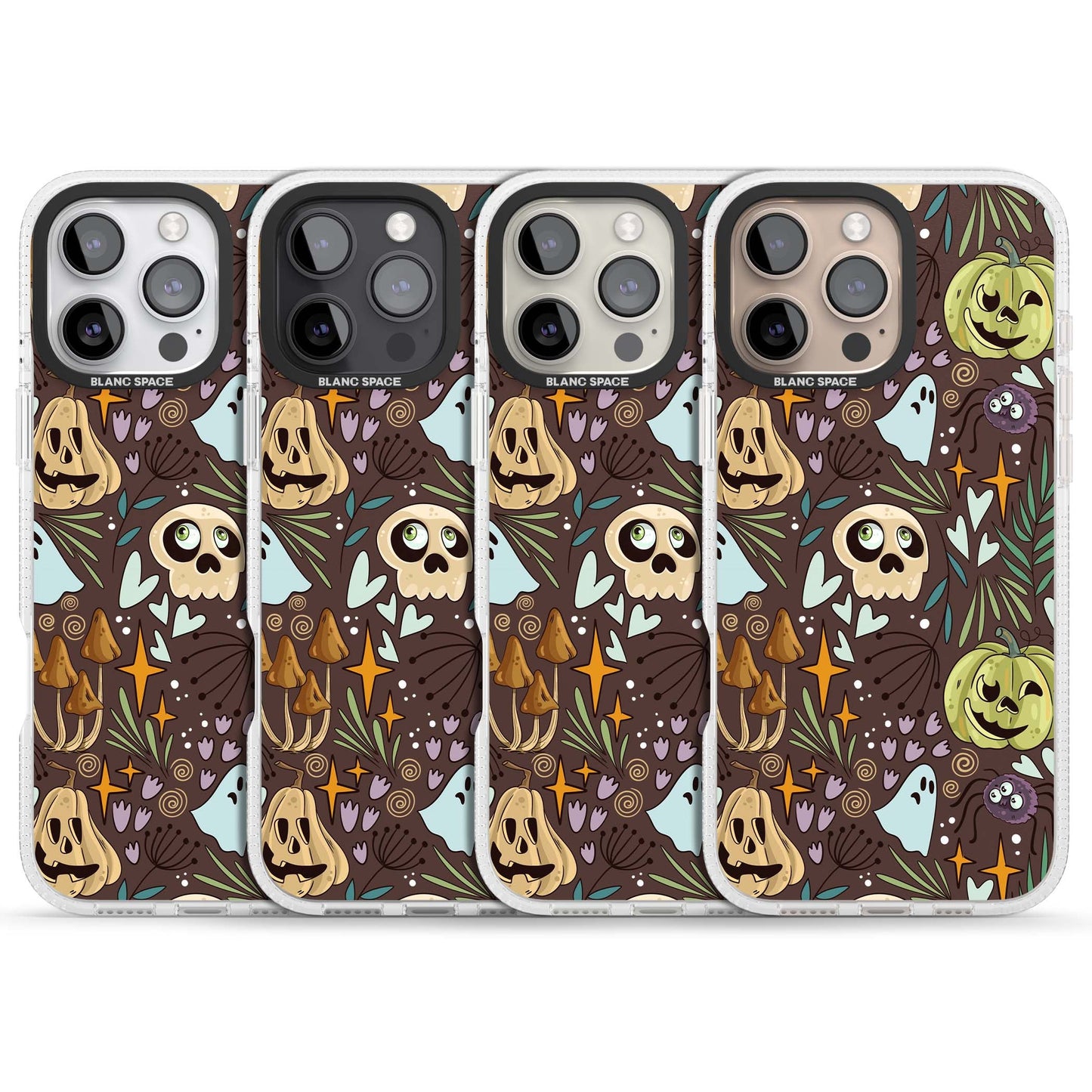 Goblincore Cartoon Halloween Pattern