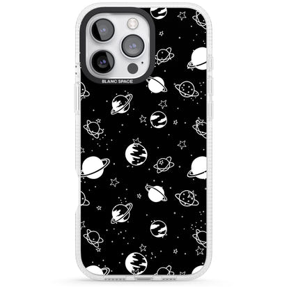 White Planets On Black