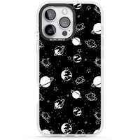 White Planets On Black