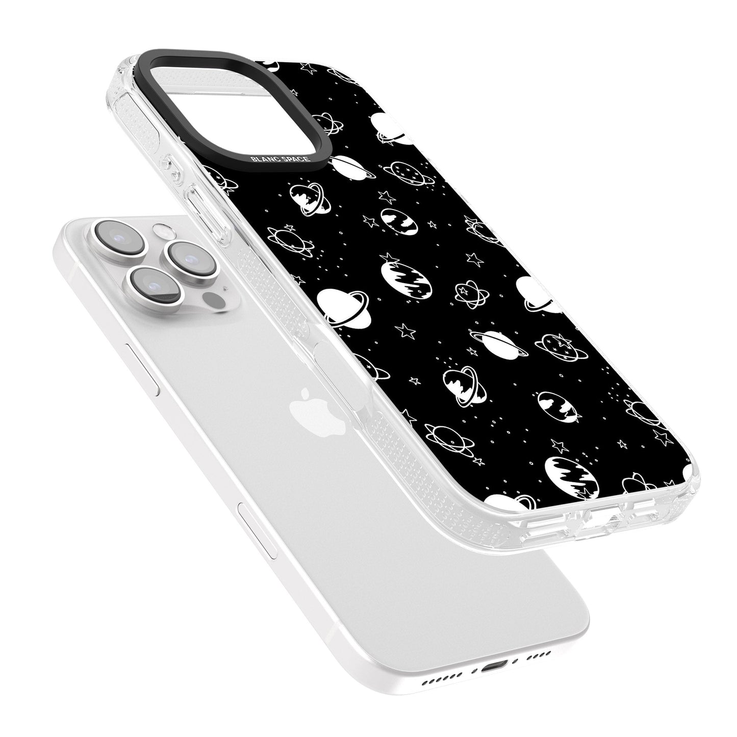 White Planets On Black