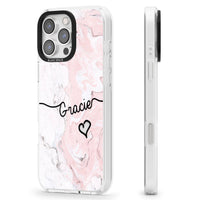 Personalised Pink Marble