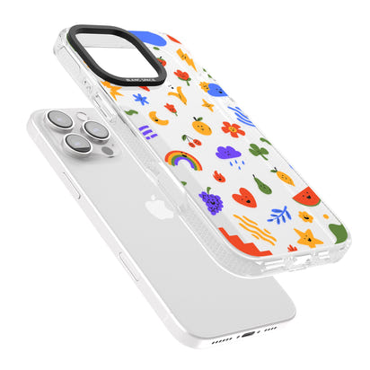 Quirky Cute Icon Pattern