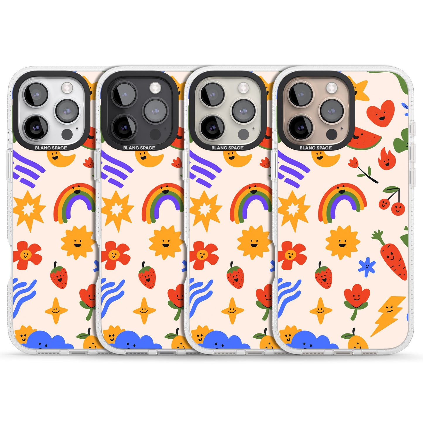 Verspielte Kawaii-Symbole