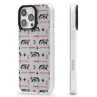 Motif renard et lame