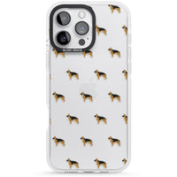 German Shepherd Pattern Clear