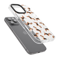 Beagle Watercolor Pattern