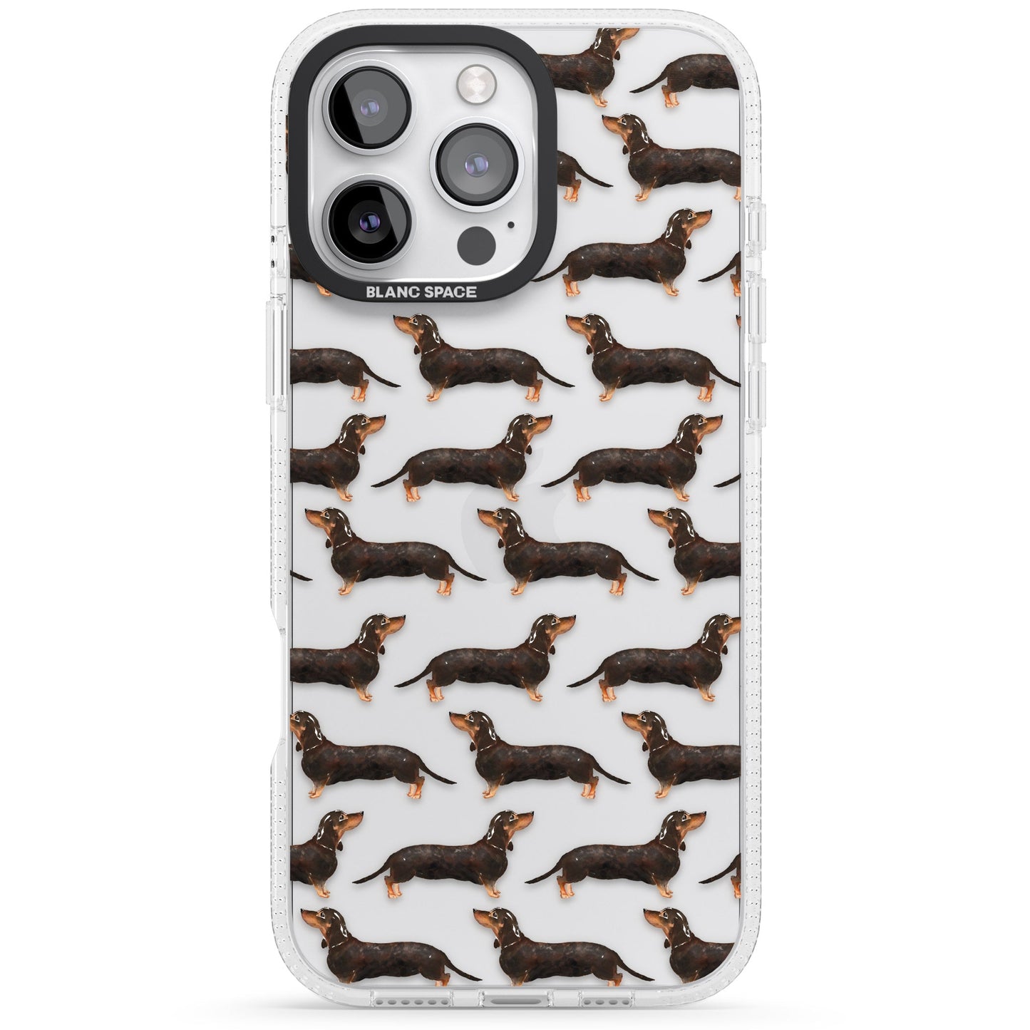 Dachshund Pattern Black Tan