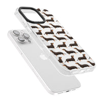 Dachshund Pattern Black Tan