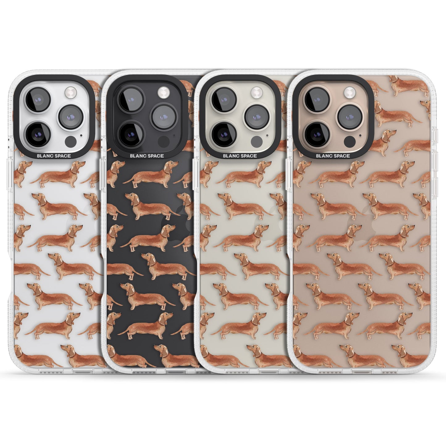 Dachshund Watercolor Dog Pattern