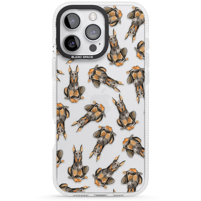 Doberman Watercolor Dog