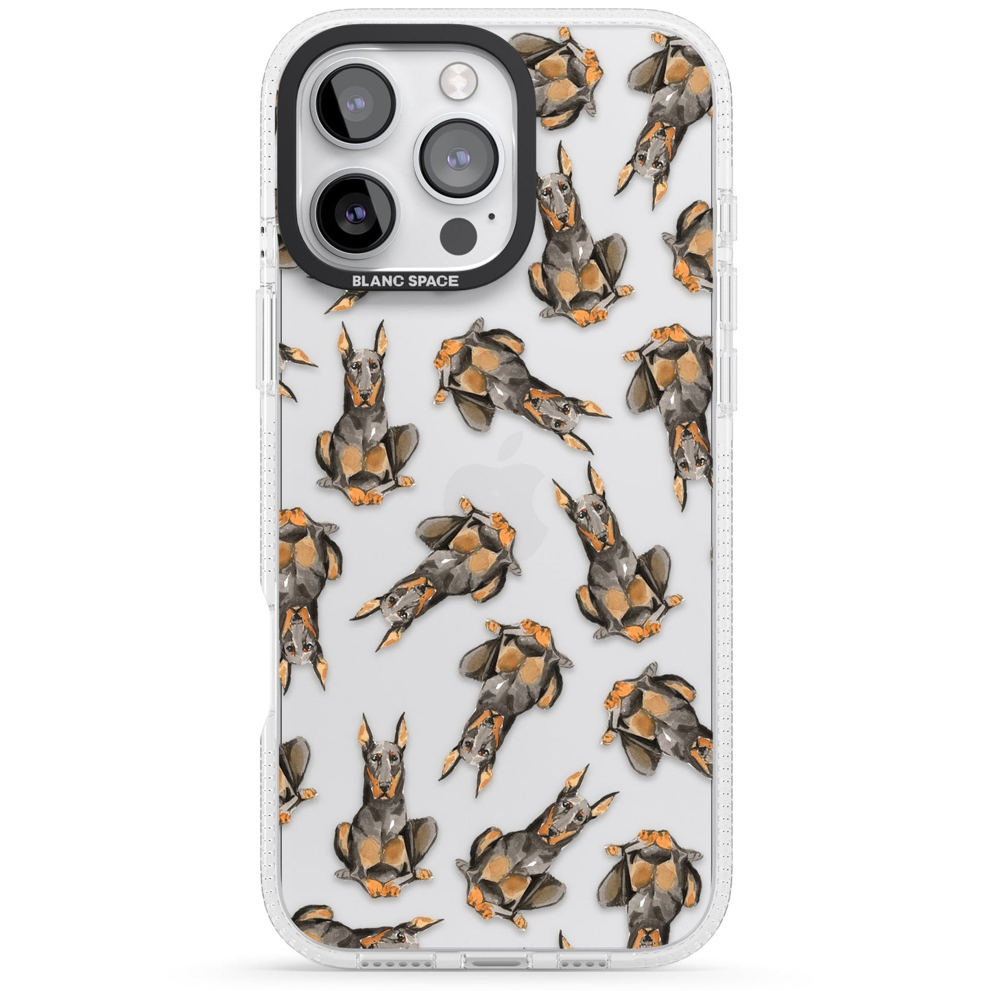 Doberman Watercolor Dog