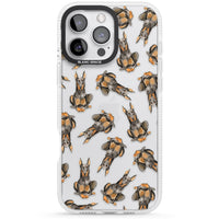 Doberman Watercolor Dog