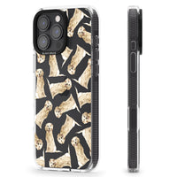 Motif aquarelle de Golden Retriever