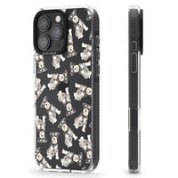 Aquarellzeichnung eines Zwergschnauzers