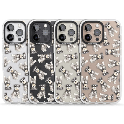 Aquarellzeichnung eines Zwergschnauzers