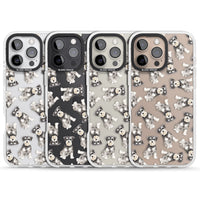 Aquarellzeichnung eines Zwergschnauzers