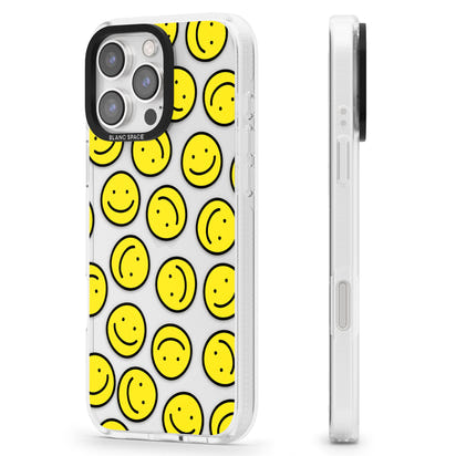 Motif de visage souriant