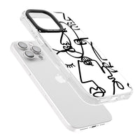 Art abstrait en noir et blanc