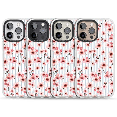 Rayures de fleurs de cerisier