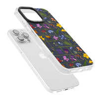 Grille de fleurs sauvages