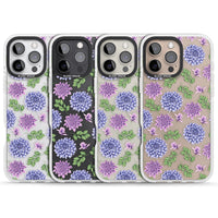 Purple Dahlias Floral