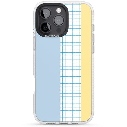 Abstract Grid Blue & Yellow
