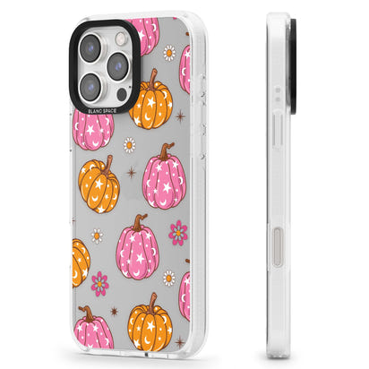 Motif de citrouilles Fleurs et Étoiles