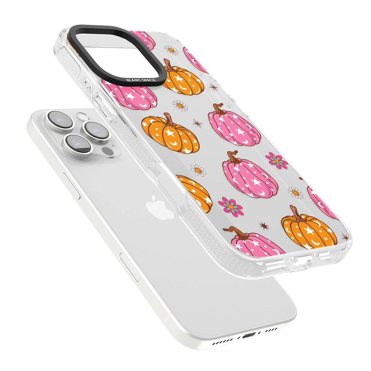 Motif de citrouilles Fleurs et Étoiles