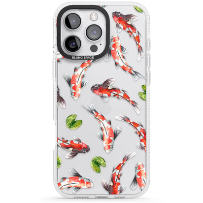 Aquarelle de poissons koi